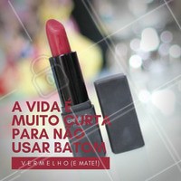 Quem também concorda? #Lipstick #Batom #Ahazou #Maquiagem #Makeup #Contém1g