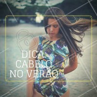 Dica: o vento é o responsável por aqueles nós bizarros super difíceis de tirar e que resultam em uma cabeleira com fios quebrados. Cuidado! #Cabelo #Hair #Praia #Verão #Summer #Ahazou