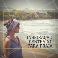 Para arrasar no verão: faça um coque no cabelo e incremente o penteado com um lenço! #Ahazou #Summer #Verão #Férias #Penteado #Hair #Inspiração #Lenço #Hairstyle #ahazoudemais