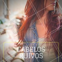 Cabelos ruivos são tendência! #Ruivo #Cabelo #Hair #Tendência #Ahazou #haisrtyle #Ginger
