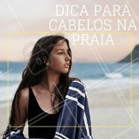 Hidrate os fios após o banho de mar! #Ahazou #Dica #Hair #Cabelo #Verão #Summer #DicaDeVerão