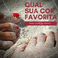 Deixe aqui nos comentários! #Praia #Unha #Nails #Ahazou