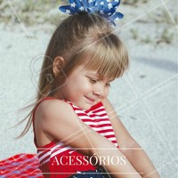 Laços e tiaras são ótimos acessórios para completar o visual das baixinhas!