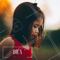 Crianças podem usar secador e chapinha? Só em ocasiões especiais! Se resseca o cabelo de adultos, imagina o das crianças que são mais sensíveis!