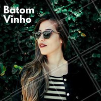 Se joga no batom escuro! O vinho fica maravilhoso! #ahazou #makeup
