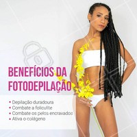 Remova seus pelos com tecnologia. Agende uma consulta #fotodepilação #depilação #estetica