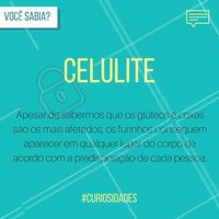 Pois é, a celulite pode aparecer em outras partes do corpo sim! O melhor é procurar ajuda profissional para eliminar os furinhos. #celulite #instabeauty #beauty #beleza #ahazou #estéticacomamor #estética #saúde