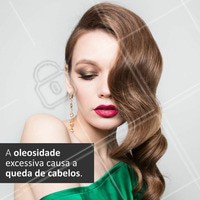 Sim, oleosidade excessiva pode causar queda, pois ela facilita a proliferação de fungos, causa coceira e descamação do couro cabeludo. O que fazer: reduza o intervalo de lavagem. Evite grandes fricções, lavando com delicadeza e evitar banhos muito quentes e prolongados #quedacapilar #quedacabelo #oleosidade #cabelosoleosos #ahazou #beleza #autoestima #saude #bemestar #tricologia #salaodebeleza
