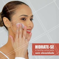 A hidratação é super importante! #ahazou #estética #peleoleosa #pele #saúde #bemestar #beauty