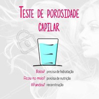 Veja o que o seu cabelo está precisando... #cabelos #hidrataçãocapilar #nutrição capilar#reconstruçãocapilar #salãodebeleza #cabeleireiro #tricologia