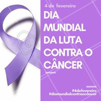 Todos juntos por esta causa! Mais de 12 milhões de pessoas no mundo são diagnosticadas todo ano com câncer. Cerca de 8 milhões morrem. Se medidas efetivas não forem tomadas, haverá 26 milhões de casos novos e 17 milhões de mortes por ano no mundo em 2030, sendo que 2/3 das vítimas vivem nos países em desenvolvimento. #diamundialdalutacontraocancer #diamundialdocancer #estética #estéticacomamor #saude #bemestar #vida #ahazou