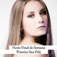 Coloque sua pele em primeiro lugar! #estética #estéticacomamor #saude #bemestar #vida #ahazou #beleza #autoestima