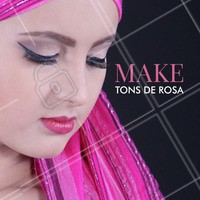 Make rosa inspiração perfeita para a formatura! #maquiagem #inspiração #ahazou #formatura #tonsderosa