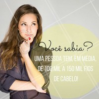 Quem sabia dessa curiosidade? #Ahazou #Dica #Curiosidade #Hair #Cabelo #Fios