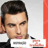 Dica de penteado para usar no trabalho. Prático e rápido! #Cabelo #CabeloMasculino #Hair #Ahazou