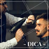 O secador ajeita os fios rebeldes, dá volume ao cabelo fino e ajuda a moldar os topetes. #Cabelo #CabeloMasculino #Hair #Ahazou