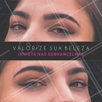 Sobrancelhas bem feitas fazem toda a diferença, elas ajudam a realçar os traços do seu rosto! #Ahazou #Sobrancelha #Beleza #Rosto