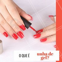 As unhas de gel são unhas feitas à base de um gel fino e transparente. Esse material pode ser colocado sobre a unha e modelado de acordo com a forma e o tamanho que a pessoa preferir, que é um alongamento, geralmente indicado para quem tem o costume de roer as unhas. Que tal investir nesta nova moda? #UnhasDeGel #Unha #Nails #Manicure #Ahazou