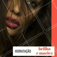 Manter uma rotina de hidratação é a chave do sucesso para ter cabelos bonitos e sedosos. Invista! #Cabelo #Hair #TratamentoCapilar #Ahazou