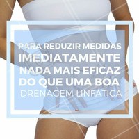 A drenagem linfática funciona levando o excesso de líquidos e toxinas que ficaram retidos no corpo para fora dele, por isso é comum após a massagem você se sentir mais leve e até mais fina. Mas cuidado, não confunda, a drenagem linfática não emagrece, ela desincha! #Inchaço #Massagem #Drenagem