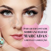 O procedimento da henna é perfeito para quem ama sobrancelhas mais marcadas! Mas ela não serve apenas para dar destaque para essa parte do rosto, a henna também atua como tratamento, fortalecendo e evitando a queda de fios. #Henna #Sobrancelhas #Fortalecimento