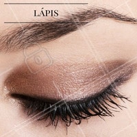 Invista no lápis para destacar e dar acabamento na make da região dos olhos! #Lápis #Makeup #Maquiagem