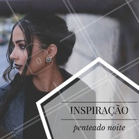 Para você arrasar no seu penteado para a noite de hoje, se inspire neste coque arrumadinho! #Noite #Cabelo #Penteado