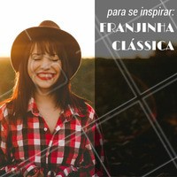 As clássicas franjinhas são uma ótima aposta para quem quer mudar sem sair muito do tradicional. #Franja #Clássico #Cabelo