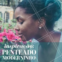 Se inspire nesse penteado diferente para ahazar no penteado! #Penteado #Moderno #Cabelo