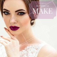Uma maquiagem puro glamour para te inspirar neste fim de semana! #Inspiração #Maquiagem