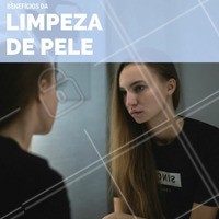 A limpeza de pele faz muito bem pra pele, além de remover cravo e pontos sebáceos, a limpeza também desintoxica a pele, remove as células mortas e mantém a pele macia e saudável, reduzindo a oleosidade. #Limpezadepele #Pele #Estética #Beleza