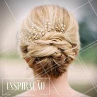 Para as noivas mais modernas: inspire-se neste penteado! Muito lindo, né? #Penteado #Hair #Cabelo #Noivas #Casamento #Inspiração