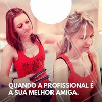 Nada melhor quando a profissional sabe do jeito que você gosta pois ela é a sua melhor amiga #salãodebeleza #amizade #ahazou #beleza #amiga #cabeleireira #autoestima