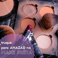 Quem nunca começou a fazer um olho preto e acabou com um borrão embaixo dos olhos? Para você nunca mais passar por isso, o truque é fazer uma camada generosa de pó translúcido logo abaixo dos olhos e quando finalizar os olhos tirar o excesso com um pincel! #Maquiagem #Dica #Olhopreto #Quemnunca