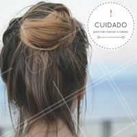 Se liga na dica! Após fazer a escova progressiva evite prender o cabelo, pois os fios estarão em estado de fixação da nova forma e prendê-lo pode fixar esta marca nos fios. #Dica #Cabelo #Progressiva #Ahazou #Cabelos #EscovaProgressiva #Beleza #SalaoDeBeleza #EscovaProgressiva #CabeloLiso