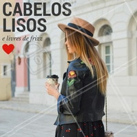 Para as amantes daquele cabelo bem liso sem nem um fiozinho fora do lugar! #Amo #Liso #Cabelo