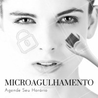 Não espere mais, marque agora suas sessões de microagulhamento para ter uma pele impecável! #Agendamento #Microagulhamento #Ahazou #Beleza #Rejuvenescer #Peleperfeita