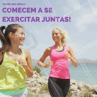 Criar hábitos mais saudáveis é muito difícil, mas quando você começa com uma companhia fica mais fácil! Além de um estimular o outro, você ainda se diverte no processo. #Companhia #Saúde #Hábitos #Dica