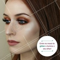 Se joga no glitter! #Maquiagem #Makeup #Beleza #Brilho #Glitter #Ahazou