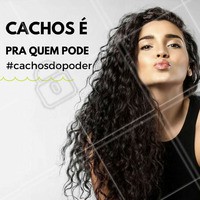 Arrase com seus cachos e mostre o seu poder! #cabelo #cachos #cacheadas #beleza #beauty #ahazou