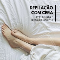 Nós amamos depilação com cera! E você? Vem nessa com a gente! #Depilação #DepilaçãoComCera #Beleza #Cuidados #Estética #PeleLisa #Ahazou