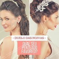 Deixe aqui nos comentários! #Cabelo #Hair #Noivas #Penteado