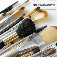 Dica: para que o efeito da make fique ainda melhor e com aspecto profissional, dê atenção especial à higienização dos pincéis e esponjas. Invista um pouco do seu tempo na limpeza dessas ferramentas, com isso elas vão durar ainda mais. #Maquiagem #Make #PinceisDeMake #Maquiadores #Ahazou #AmoMaquiagem