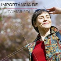 A vitamina D é a substância que promove a absorção de cálcio, essencial para ossos e dentes fortes e saudáveis. Porém, apenas ação da radiação ultravioleta da luz solar faz com que o organismo absorva a vitamina D corretamente. Por isso, não deixe de aproveitar um tempinho livre para tomar sol! #Sol #VitaminaD #Saúde