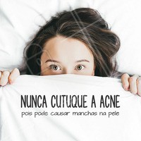 Nada de cutucar a acne! Isso pode afetar ainda mais a ferida, provocando manchas. #ahazou #saúde #bemestar #beleza #beauty #ahazou #acne #tratamentofacial #cuidados