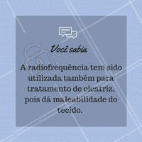 Você sabia?
#ahazou #corpo #radiofrequencia