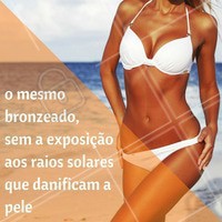 No verão, quem não gosta de ir para a praia pegar um sol? Porém, para pegar aquele bronzeado as pessoas acabam deixando de usar protetor e acabam ficando por muito tempo expostos diretamente aos raios solares, o que pode trazer riscos para a saúde da pele. Por isso, uma das maneiras de ficar com o bronzeado dos sonhos sem ter que se expor ao sol é o bronzeamento artificial, que age apenas na cama superficial da pele. #Bronzeamentoartificial #Bronzeado #Sol