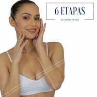Conheça todas as etapas do procedimento: 1º é feita a assepsia, ou higienização da pele; 2º é feita uma esfoliação, para promover o afinamento da camada mais superficial da pele para facilitar a extração de cravos e acnes que não estejam inflamadas; 3º é feita a extração das impurezas encontradas na pele, normalmente é a etapa mais demorada do procedimento; 4º é feita uma massagem que auxiliará na aplicação das substâncias hidratantes e calmantes usadas na pele; 5º é aplicada uma máscara calmante para a finalização da limpeza de pele; 6º é aplicado o filtro solar para evitar a obstrução dos poros. #Procedimento #Estética #Limpezadepele