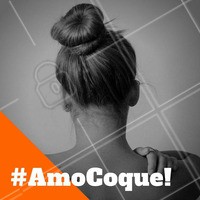 É fato: se você quer arrasar sem ter muito trabalho na hora do penteado, aposte no coque! Prático e rápido, o penteado é charmoso e combina com diversas ocasiões. #AmoCoque #Cabelo #Penteado #AmoPenteado #HairLikes #Ahazou #PostadoComAhazou