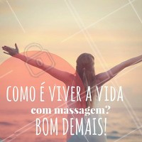 Nem precisa de explicações, né? Nós amamos viver assim! #Massagem #AmoSerMassagista #ArteDaMassagem #AmoMassagem #FrasesMotivacionais #Ahazou